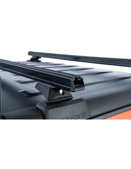 Kit 2 barres de toit noire 1500mm Rhino-Rack Backbone Heavy Duty avec