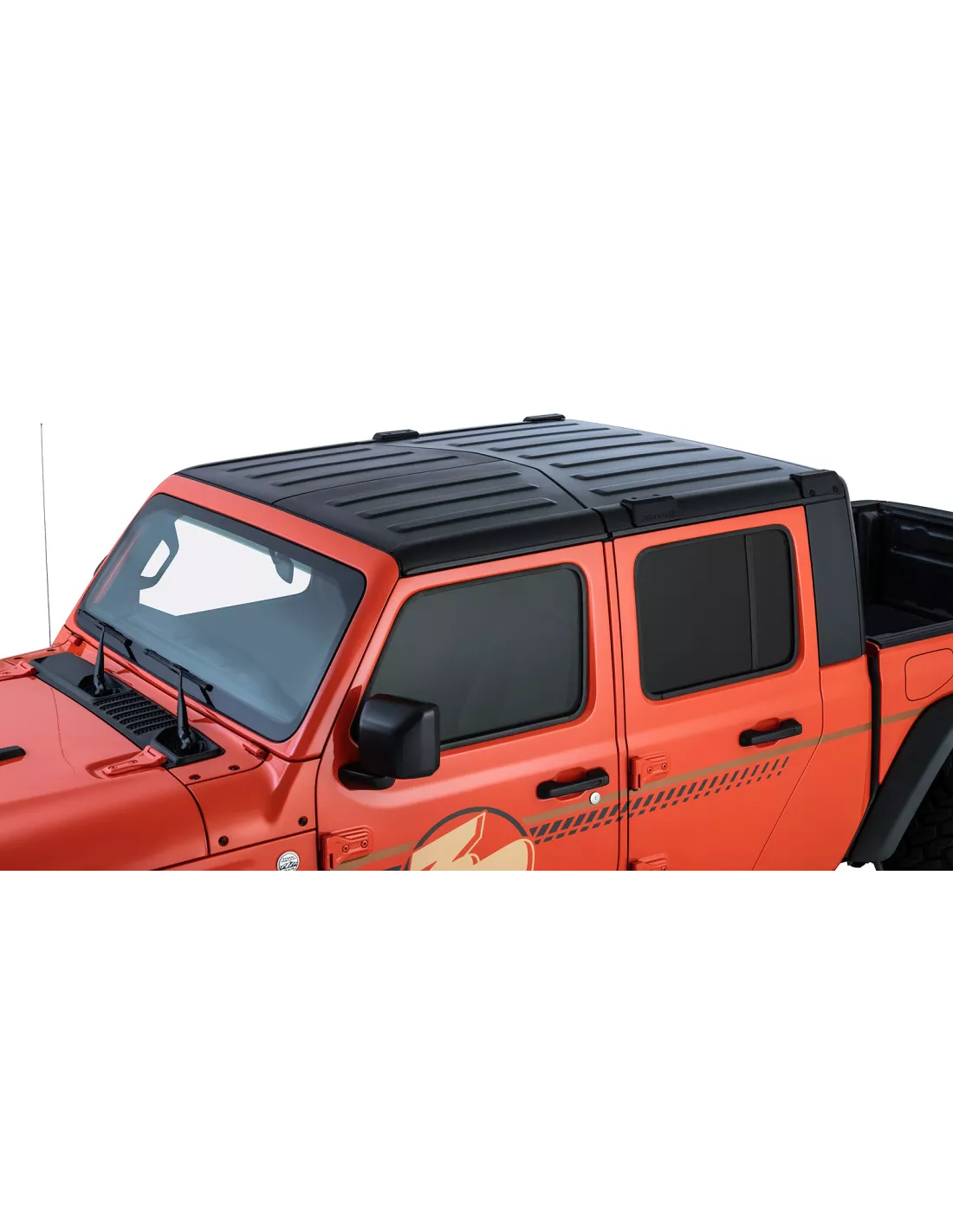 Kit 2 barres de toit noire 1500mm Rhino-Rack Backbone Heavy Duty avec