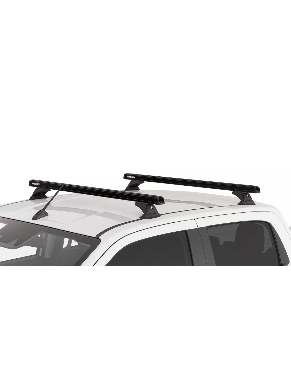 Kit 2 barres de toit noire 1250mm Heavy Duty RCH RHINO RACK -