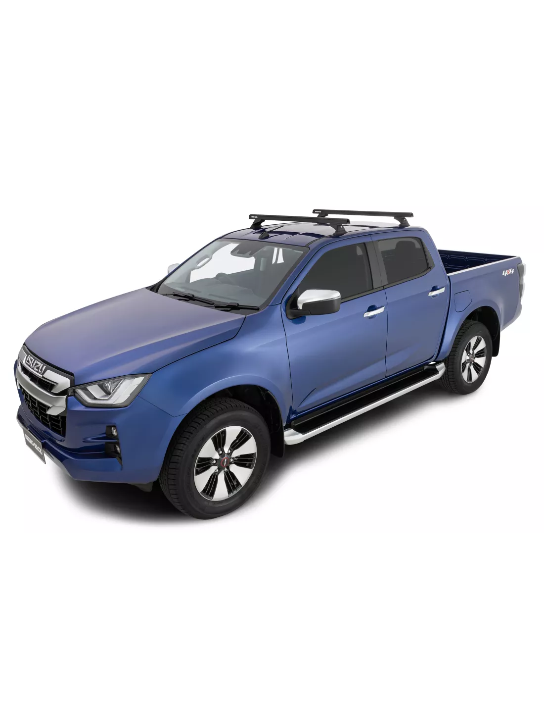 Kit 2 barres de toit noire 1250mm Heavy Duty RCH RHINO RACK -