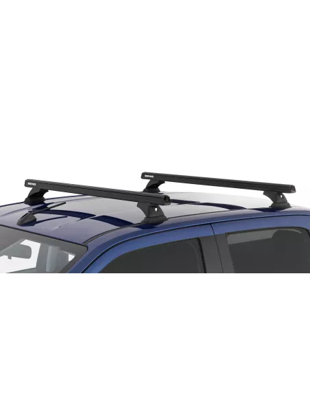 Kit 2 barres de toit noire 1250mm Heavy Duty RCH RHINO RACK -
