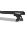 Kit 4 barres de toit noire 1650mm Heavy Duty avec pieds RLT600