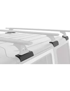 Kit 3 barres de toit noire 1500mm RCL Rhino-Rack Backbone Heavy Duty 2