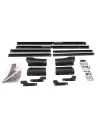 Kit 2 Black Dach Bars 1500mm RCL RHINO-RACK Backbone Heavy Duty