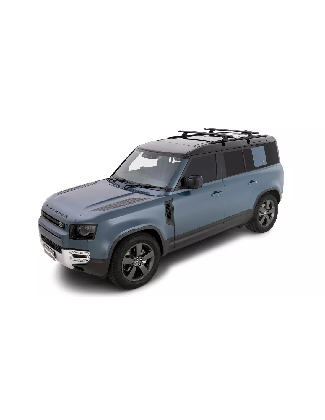 Kit 2 barres de toit noire Vortex 1370mm RCL Land Rover Defender II