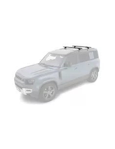 Kit 2 barres de toit noire Vortex 1370mm RCL Land Rover Defender II 2