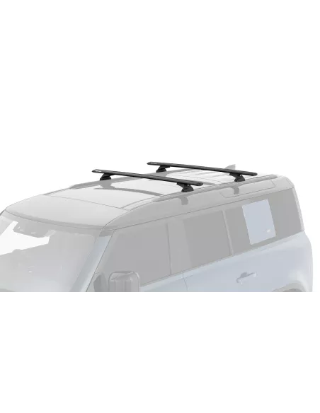 Kit 2 barres de toit noire Vortex 1370mm RCL Land Rover Defender II