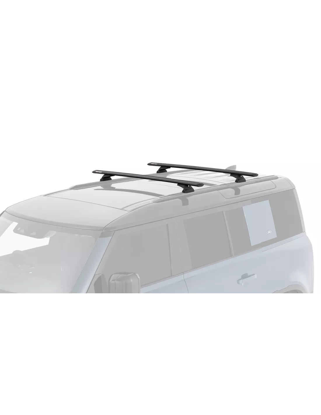 Kit 2 barres de toit noire Vortex 1370mm RCL Land Rover Defender II