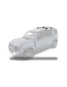 Kit 2 barres de toit noire Vortex 1370mm RCL Land Rover Defender II