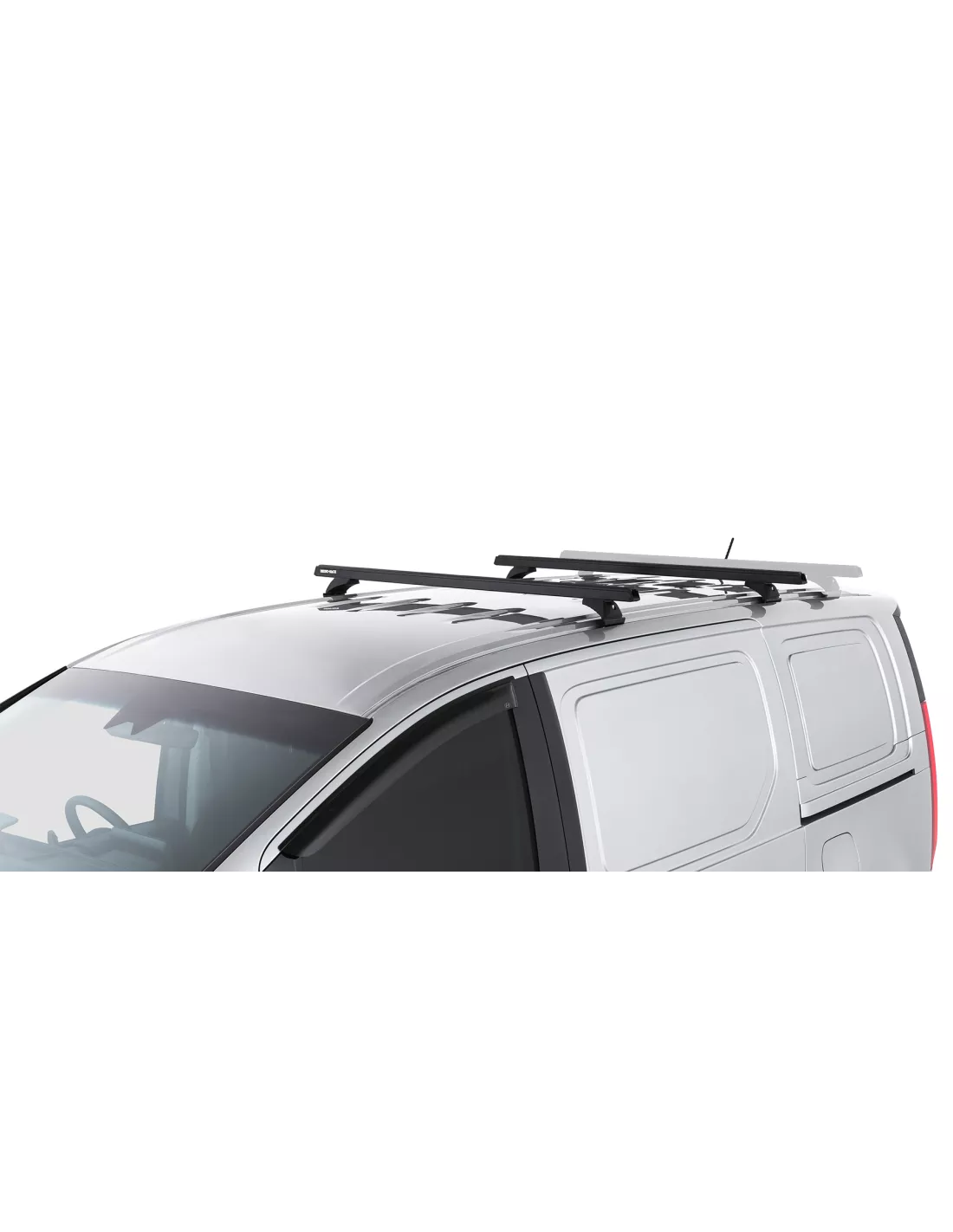 Kit 2 barres de toit noire Heavy Duty 1500mm avec pieds RCH Hyundai