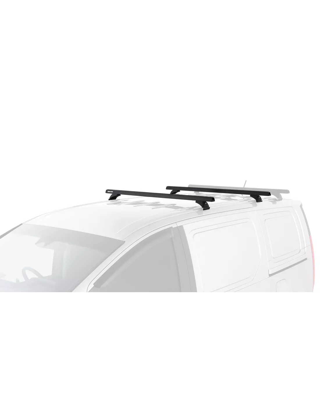 Kit 2 barres de toit noire Heavy Duty 1500mm avec pieds RCH Hyundai