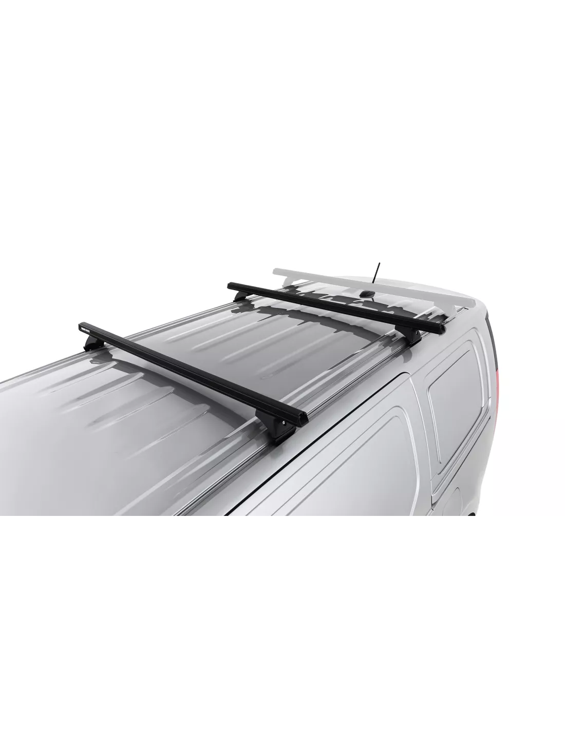 Kit 2 barres de toit noire Heavy Duty 1500mm avec pieds RCH Hyundai