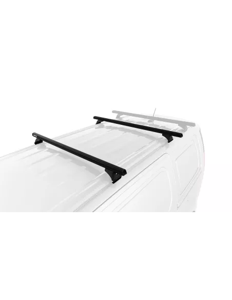 Kit 2 barres de toit noire Heavy Duty 1500mm avec pieds RCH Hyundai