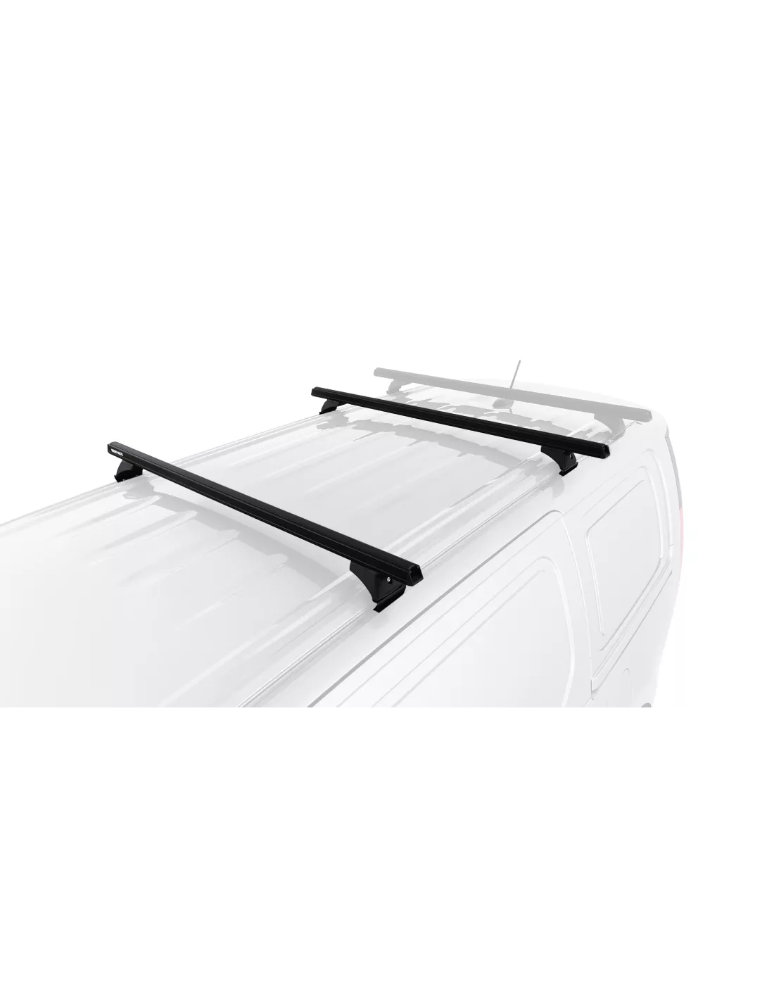 Kit 2 Zwart Dakbars Zwaar Duty 1500mm met RCH Hyundai Voeten