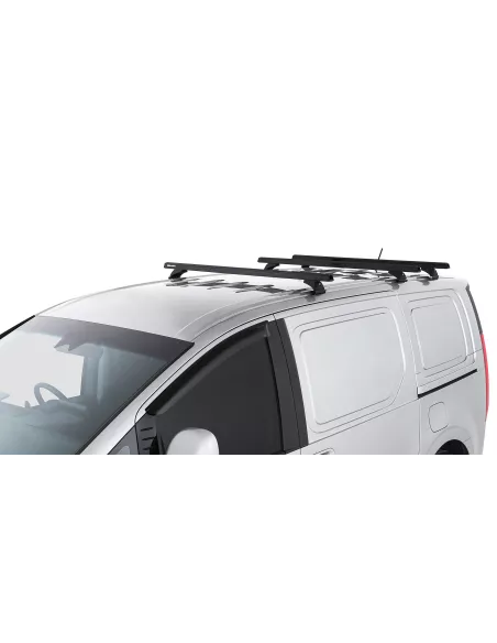 Kit 3 barres de toit noire Heavy Duty 1500mm avec pieds RCH Hyundai
