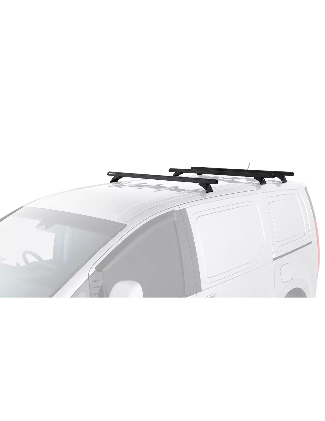 Kit 3 barres de toit noire Heavy Duty 1500mm avec pieds RCH Hyundai