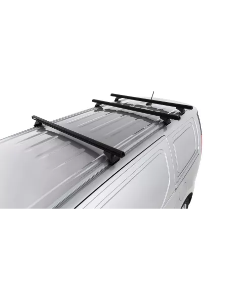 Kit 3 barres de toit noire Heavy Duty 1500mm avec pieds RCH Hyundai