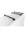 Kit 3 barres de toit noire Heavy Duty 1500mm avec pieds RCH Hyundai