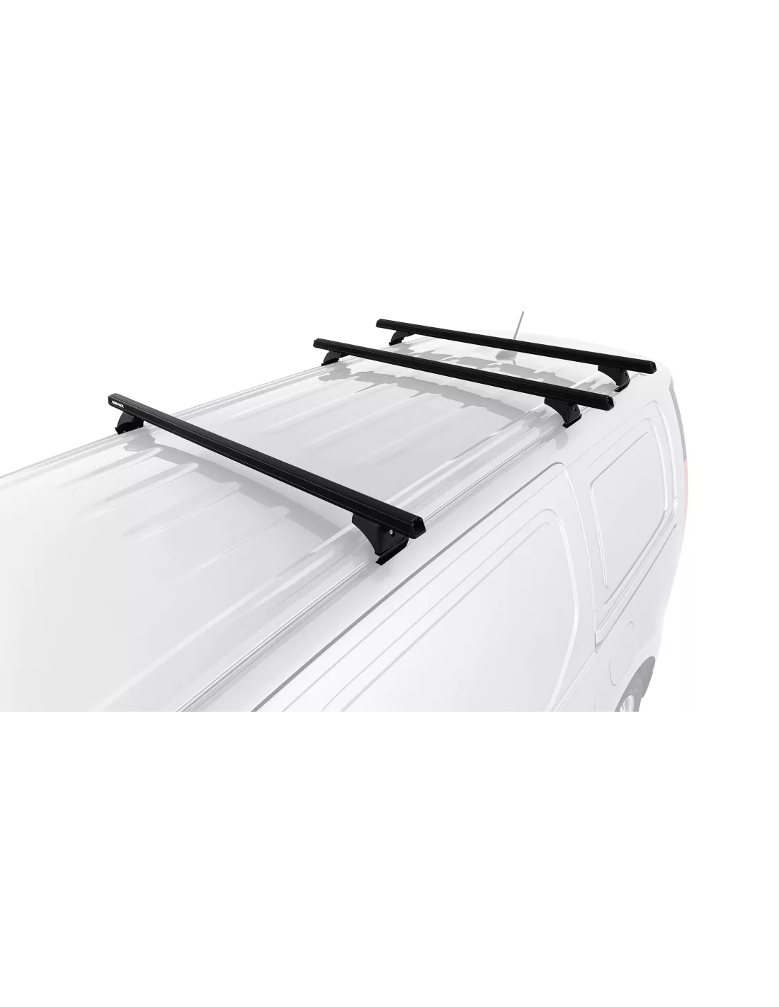 Kit 3 barres de toit noire Heavy Duty 1500mm avec pieds RCH Hyundai