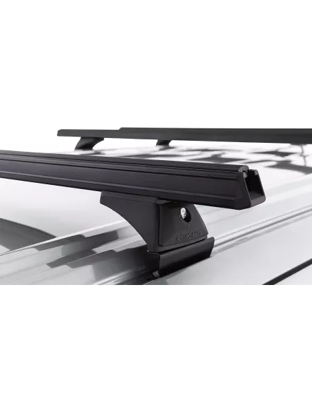 Kit 3 barres de toit noire Heavy Duty 1500mm avec pieds RCH Hyundai