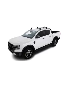 Kit 2 barres de toit Heavy Duty noire 1250mm série 2500 Ford Ranger 2