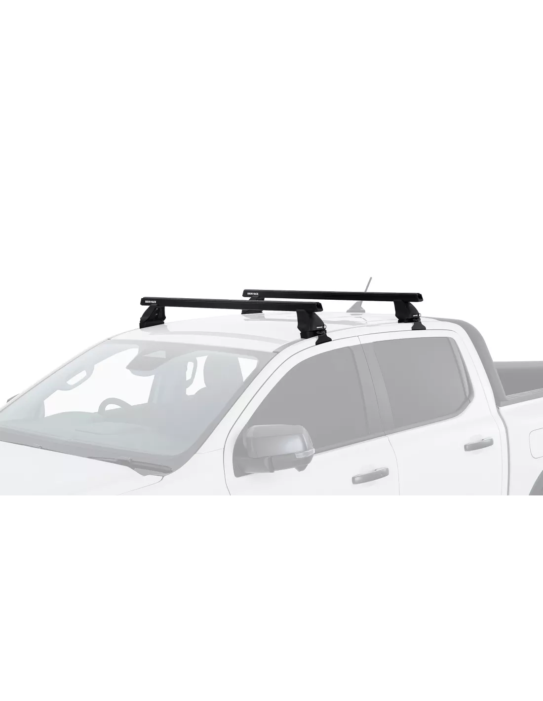 Kit 2 barres de toit Heavy Duty noire 1250mm série 2500 Ford Ranger