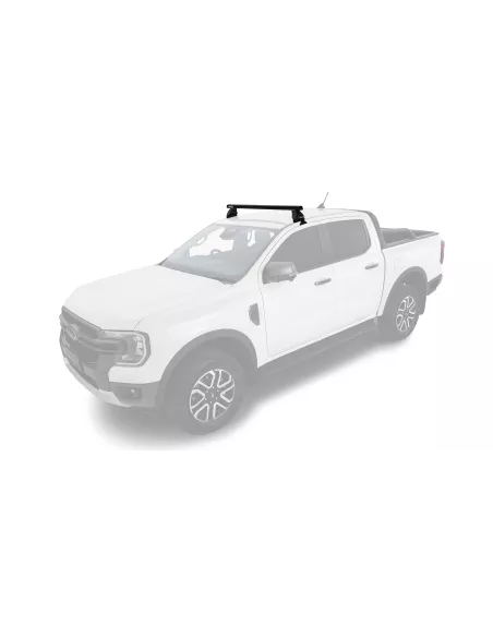 Kit 1 barre de toit avant Heavy Duty noire 1250mm série 2500 Ford