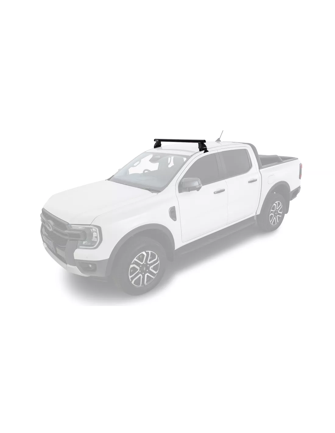 Kit 1 barre de toit avant Heavy Duty noire 1250mm série 2500 Ford