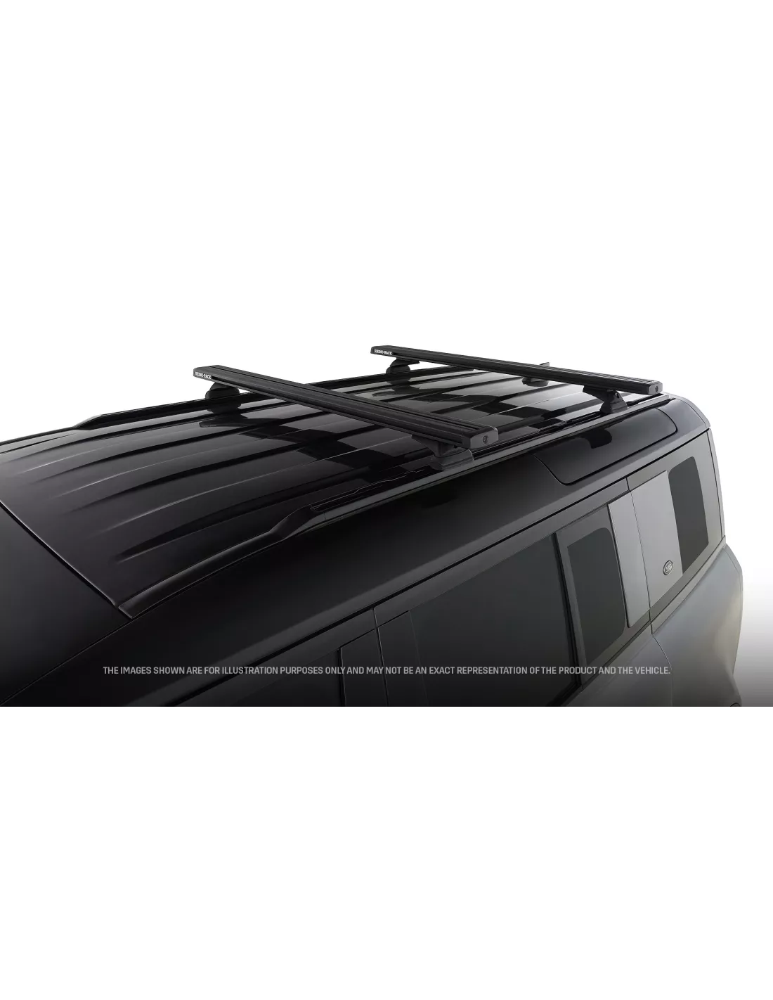 Kit 2 Dakbars 1260 mm Herkenningssysteem Land Rover Defender