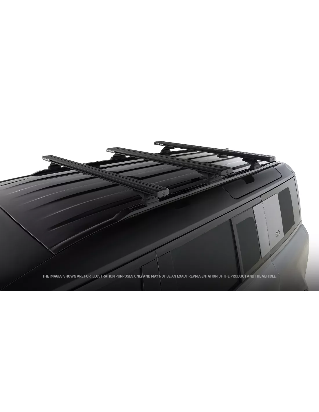 Kit 3 barres de toit 1260 mm système Reconn-Deck Land Rover Defender