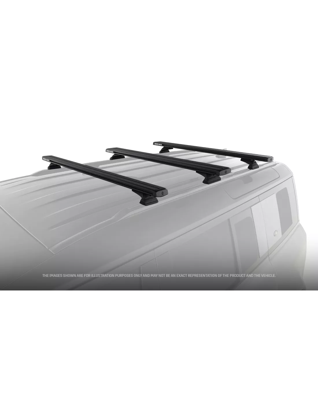 Kit 3 barres de toit 1260 mm système Reconn-Deck Land Rover Defender