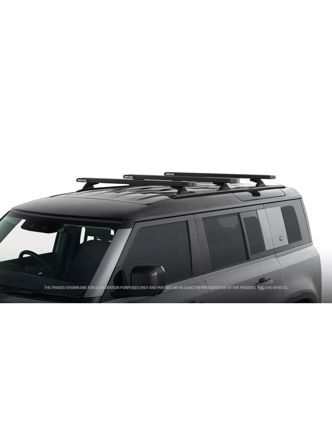 Kit 3 Dakbars 1260 mm Erkenningssysteem Land Rover Defender