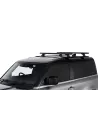 Kit 2 barres de toit noire 1260mm système Reconn-Deck avec pieds