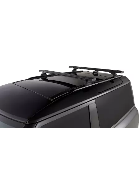 Kit 2 barres de toit noire 1260mm système Reconn-Deck avec pieds