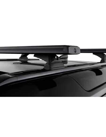 Kit 2 barres de toit noire 1260mm système Reconn-Deck avec pieds