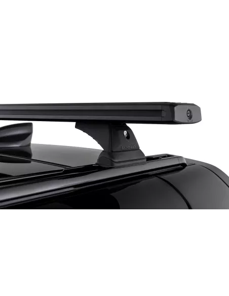 Kit 2 barres de toit noire 1260mm système Reconn-Deck avec pieds