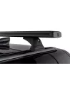 Kit 2 Zwart Dakbars 1260mm herkenningssysteem Deck met voeten