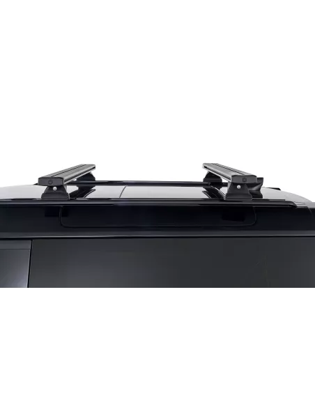 Kit 2 barres de toit noire 1260mm système Reconn-Deck avec pieds