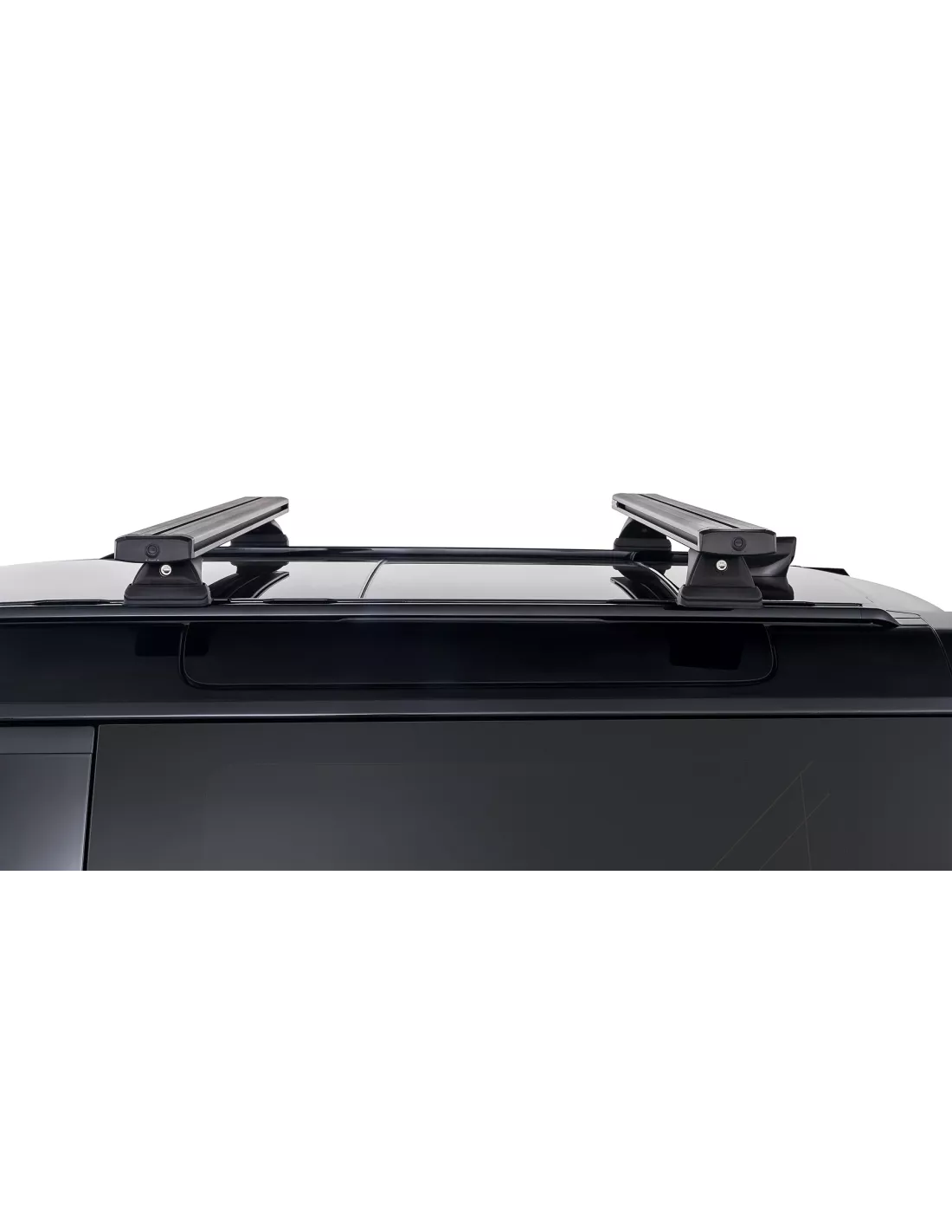 Kit 2 barres de toit noire 1260mm système Reconn-Deck avec pieds