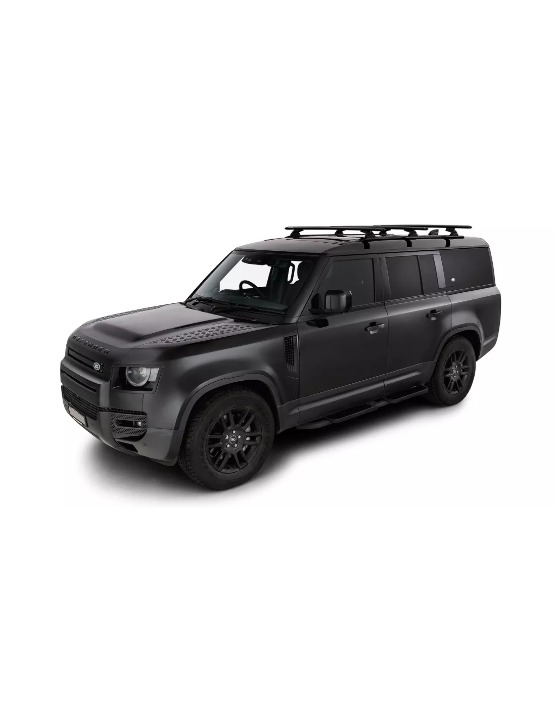Kit 3 barres de toit noire 1370mm Vortex avec pieds RX Land Rover