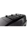 Kit 3 barres de toit noire 1370mm Vortex avec pieds RX Land Rover
