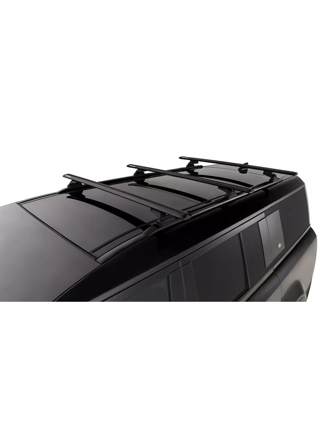 Kit 3 barres de toit noire 1370mm Vortex avec pieds RX Land Rover
