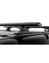 Kit 3 Zwart Dakbars 1370mm Vortex met voeten Rx Land Rover