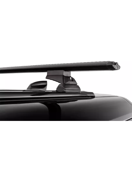 Kit 3 barres de toit noire 1370mm Vortex avec pieds RX Land Rover
