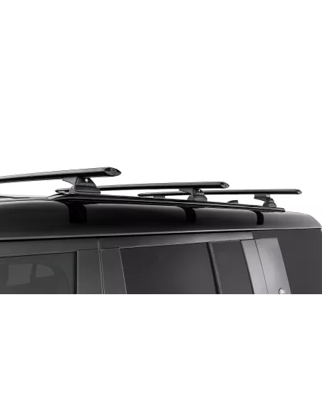 Kit 3 barres de toit noire 1370mm Vortex avec pieds RX Land Rover