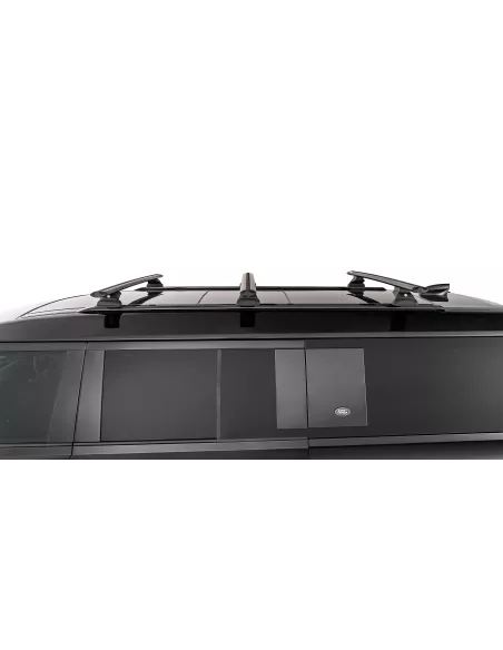 Kit 3 barres de toit noire 1370mm Vortex avec pieds RX Land Rover