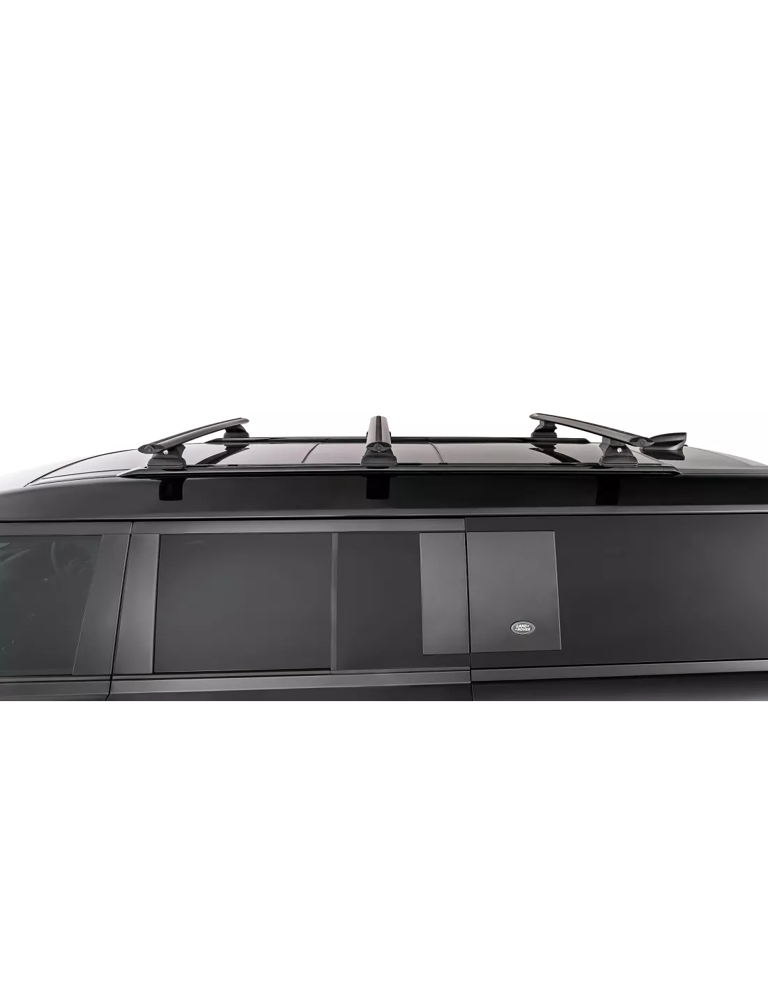 Kit 3 barres de toit noire 1370mm Vortex avec pieds RX Land Rover