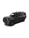 Kit 2 barres de toit noire Vortex 1370 mm avec pieds RCL Land Rover