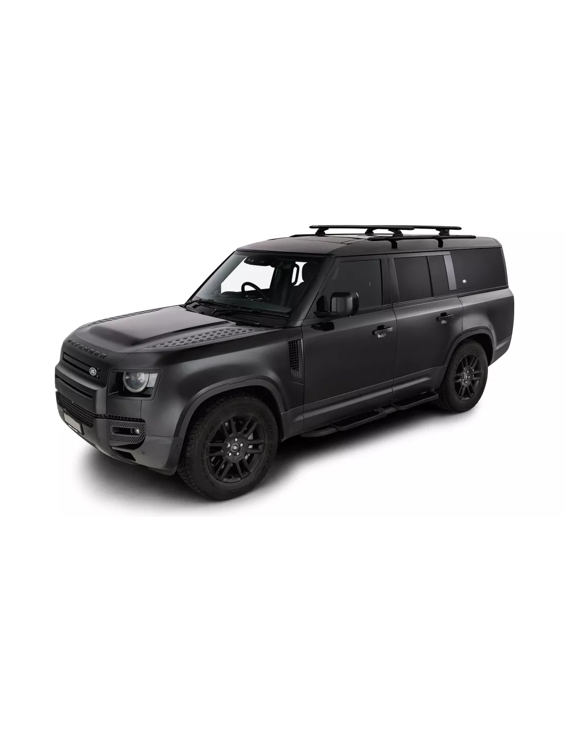 Kit 2 Zwart Dakbars Vortex 1370 mm met RCL Land Rover Voeten