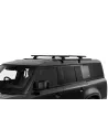 Kit 2 Black Dach Bars Wirbel 1370 mm mit RCL Land Rover Füße